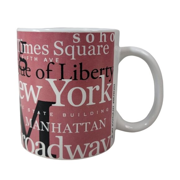 2/$15 Jay Joshua New York Landmarks Mug Empire State Liberty Big Apple Souvenir - Picture 2 of 11